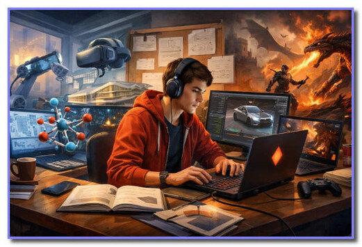 Игровой ноутбук студенту