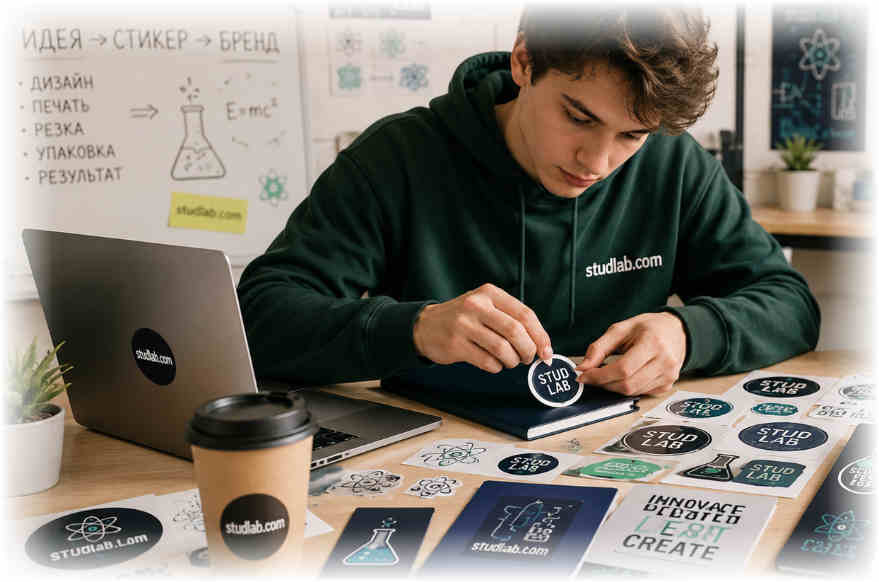 Стикеры studlab
