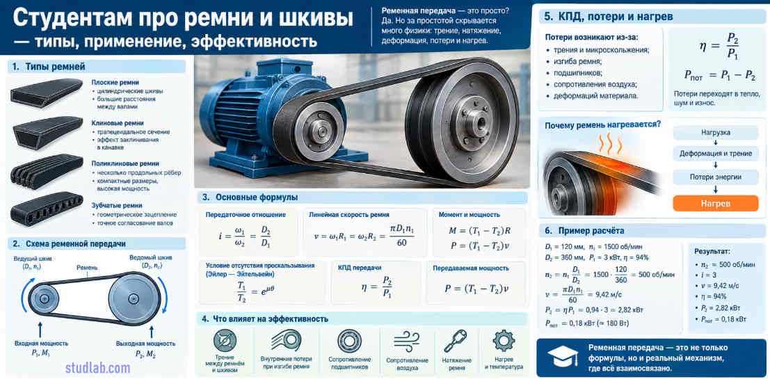 Ременная передача