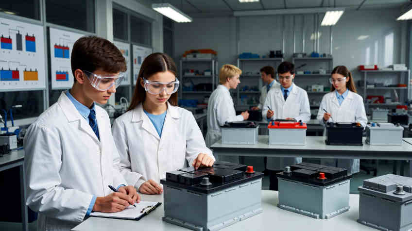 Студенти в лабораторії